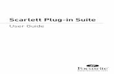 Scarlett Plug-in Suite - Focusrite€¦ · 5 Scarlett Plug-in Suite Modules Compressor The Scarlett Compressor is modelled on the legendary Focusrite hardware devices, with individually