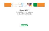 KnowItAll Installation Instructions & Quick Start Guide ... KnowItAll Installation Instructions & Quick Start Guide This document reviews main features of the software so users can