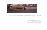 The Quest for Sustainable Community-Based Tourism in ...€¦ · The Quest for Sustainable Community-Based Tourism in Salambala Conservancy, Caprivi Region, Namibia Kenneth K Matengu
