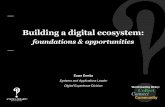 Building a digital ecosystem · Building a digital ecosystem: foundations & opportunities Euwe Ermita Systems and Applications Leader Digital Experience Division