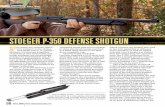 STOEGER P-350 DEFENSE SHOTGUN - NRA Museum 09.pdf · shotgun. Combining simplicity of operation and reasonable cost, pump shotguns are exceedingly popular for self-defense use. An