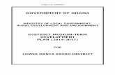 GOVERNMENT OF GHANA...2016/04/04  · The 1997-2000 Medium Term Development Plan was anchored on vision 2020 had it priority areas as Human Development, Economic Growth, Rural Development,