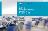 2015 Proficiency Testing Manual - College of American Pathologists · 4Collee of Aean Patolosts Proficiency Testing Manual CAP Identification Number Each participant receives a CAP