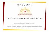 2017 - 2018 - Arizona Western College · 2017-12-11 · 2017-2018 INSTITUTIONAL RESEARCH PLAN Institutional Effectiveness, Research, and Grants as of August 7, 2017 1 - PROJECT #