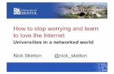 How to stop worrying and learn to love the Internet...How to stop worrying and learn to love the Internet ... How to Stop Worrying and Learn to Love the Internet, Sunday Times August