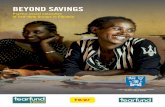 BEYOND SAVINGS - Tearfund Ireland...to the Self-Help Group (SHG) members who generously gave of their time to participate in this research. Without their openness and patience it would