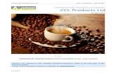 InitiatingCoverage Plantations-Tea&Coffee 01Nov2018...Coffee Prices: Unexpected fluctuation in green coffee prices may adversely affect the profitabilityofthecompany. HighCompetition:
