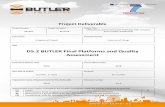 D5.2 BUTLER Final Platforms and Quality Assessment · BUTLER – Page 3/158 287901 BUTLER Project deliverable Revision History The following table describes the main changes done