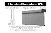 Installation Operation Care - Hunter Douglas ... GETTING STARTED 5 Thank you for purchasing Hunter Douglas