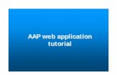 AAP web application tutorial - TT · About AAP AAP Search Recommendations Under AAP AAP Notifications AAP Process Administrator AAP Recommendation: Basic Information Study Period