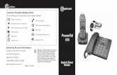 Quick Start PowerTel 680 ES EN - Amplicom USA · audición y tiene un volumen normal más alto que el de un teléfono común. El uso de la función de ... Al recibir mensajes nuevos,