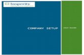 Company Setup - Insperity Web view User Guide Company Setup Company Setup User Guide User Guide Insperity