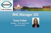 RHC Manager 101 - Rural health clinic · Direct Services –51% Primary Care An RHC is required to be primarily engaged in providing outpatient or ambulatory health care services.