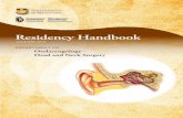 Residency Handbook - University of Manitoba · head and neck surgery, pediatric otolaryngology, facial plastic and reconstructive surgery, rhinology, laryngology, otology, neurotology