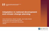 Adaptation in national development and climate change planning · Adaptation in national development and climate change planning Anna Drutschinin, Gisela Campillo, Jan Corfee-Morlot
