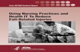 Using Nursing Practices and Health IT to Reduce Fall ... · Hook ML, Lang NM, Joosse L, Burke LJ, Harper E, Underwood K, Amlad B, Patrick T. Using Nursing Practices and Health IT
