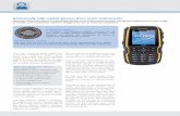 Intrinsically safe mobile phones from ecom instruments · PDF file 10 = Applicable in the hazardous area Accessories for intrinsically safe mobile phones Batteries Ex-Handy 08 Ex-BPH