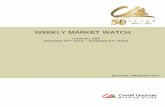 WEEKLY MARKET WATCH - Credit Libanais€¦ · Ernst & Young published its “Middle East Hotel Benchmark Survey” report on the performance of 4 & 5 stars hotels in the Middle East
