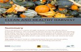 CLEAN AND HEALTHY HARVEST - Tufts University · linguistically diverse farmers. To learn more about this project, or to access the whole list of newly developed teaching resources