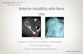 Anterior Instability with Bone Loss - TRIAtria.com/.../uploads/2014/07/Anterior-Instability-with-Bone-Loss_Kuhn… · Anterior Instability with Bone Loss John E. Kuhn, MD Kenneth