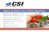 Nitro & Nitro Pro Filter System - Nitro Nitro Pro  ¢  Nitro & Nitro Pro Filter System Uses