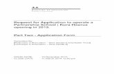 Request for Application to operate a Partnership School I ...€¦ · This document is the form of response to the Request for Application to operate a Partnership School I Kura Hourua