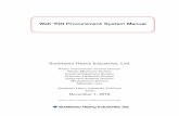 Web-EDI Procurement System Manual · Web-EDI Procurement System Manual. 2 Table of Contents Chapter 1 SHI Web-EDI System Overview 1－1 System Overview 4 1－2 Use Recommendation