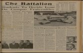 Che Battalion - Texas A&M Universitynewspaper.library.tamu.edu/lccn/sn86088544/1967-04-26/ed-1/seq-1.… · m >K»*-Che Battalion Volume 61 COLLEGE STATION, TEXAS WEDNESDAY, APRIL
