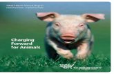 Charging Forward for Animals - Humane Society of the ... · Smithﬁ eld’s lead. Soon after, Strauss Veal and Marcho Farms announced they would end the practice of conﬁ ning veal