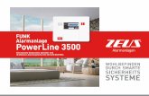 FUNK Alarmanlage PowerLine 3500 - Zeus Alarm€¦ · und Ihre PowerLine 3500 sorgt für zu-verlässige Sicherheit. Das PowerLine 3500 Funkalarmsystem bietet einen optimalen Rundumschutz