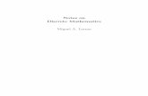 Notes on Discrete Mathematics - Northwestern University … · Notes on Discrete Mathematics Miguel A. Lerma. Contents Introduction 5 Chapter 1. Logic 6 1.1. Propositions 6 1.2. Quantiﬁers