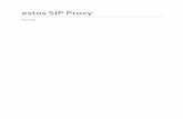 estos SIP Proxyhelp.estos.com/help/en-US/procall/6.4/ucsipproxy/SIP_Proxy_en-US.pdf · estos SIP Proxy 6.4.0.2264 5 1.2 WAN Settings Configuration of network interfaces which are