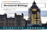 th International Conference on Structural Biology€¦ · SCIENTIFIC PROGRAM conferenceseries.com Structural Biology October 14-16,2019 London, UK 18th International Conference on