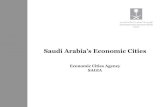 Saudi Arabia’s Economic Cities - OECD · The Kingdom of Saudi Arabia has announced the launch of six economic cities Source: Team analysis Hail Tabouk Jazan Rabigh Medinah Objective