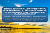 SOLID-PHASE SPECIATION AND POST-DEPOSITIONAL MOBILITY …queensu.ca/geol/sites/.../files/files/schuh_EI1_gacmac17.pdf · solid-phase speciation and post-depositional mobility of arsenic
