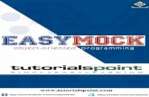 EasyMock - Tutorials Point · Set the EasyMock_HOME environment variable to point to the base directory location where EasyMock and dependency jars are stored on your machine. The