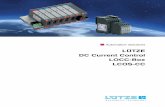 LÜTZE DC Current Control LOCC-Box LCOS-CC€¦ · Solid state relay with current control switching frequency up to 1 kHz Contact slots for each potential usable for jumper combs