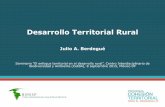 Desarrollo Territorial Rural - RIMISP€¦ · Desarrollo Territorial Rural Julio A. Berdegué Seminario “El enfoque territorial en el desarrollo rural”, Centro Interdisciplinario