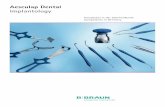 Aesculap Dental Implantology · dental instruments in general. Throughout the world, Aesculap products have proved themselves in day-to-day practice, not least from the point of view