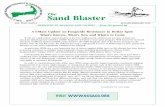 Sand Blaster - gcsacc.wildapricot.org€¦ · Sand Blaster. DEDICATED TO MANAGING GOLF COURSES … from the ground up. A UMass Update on Fungicide Resistance in Dollar Spot: What’s