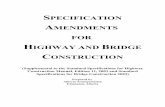 PECIFICATION MENDMENTS FOR IGHWAY AND RIDGE …€¦ · 1000 tonnes) of Asphalt Concrete Pavement (ACP) 27 SPECIFICATION 5.2, SUPPLY OF AGGREGATE AMC_S9.4 Supply of Aggregate - With