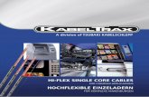 FOR COMPLEX APPLICATIONS HOCHFLEXIBLE EINZELADERN€¦ · HOCHFLEXIBLE EINZELADERN FOR COMPLEX APPLICATIONS HI-FLEX SINGLE CORE CABLES . 2 Cables for Motion – perfect for use in