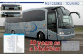 10 years as THE a MidiStar€¦ · Gearbox manual G85-6 Tyres 265/70 R 19.5 DIMENSIONS MERCEDES - TOURINO. Throughout the years, its exterior aesthetics basically remained unchanged