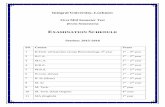 INTEGRAL UNIVERSITY, LUCKNOWiul.ac.in/documents/Notice/Mid_Test_ScheduleFeb2016.pdf · INTEGRAL UNIVERSITY, LUCKNOW First Mid Semester Test Schedule, Session 2015-2016 (Even Semesters)
