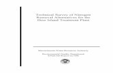 Technical Survey of Nitrogen Removal Alternatives for the ... · Enclosed find the 2003 update to the Technical Survey of Nitrogen Removal Alternatives for the Deer Island Treatment