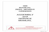 ASSEMBLY and SERVICE MANUAL€¦ · Remove the overhead bar taped to the frame rail and set aside. 5. Remove the corrugated box from the crate. Remove all items from the box and sort