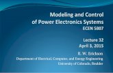 CHAPTER 17 SLIDESecee.colorado.edu/~ecen5807//course_material/Lecture32.pdf · Fundamentals of Power Electronics 6 Chapter 17: Line-commutated rectifiers 17.1.4 Minimizing THD when