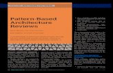 Pattern-Based Architecture Reviews · The reviewer should have expertise in architecture, architecture patterns, quality attributes, and a general knowl - edge of the domain. The
