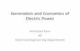 Generation and Economics of Electric Powerbbsbec.edu.in/wp-content/uploads/2020/01/PPT-GEP.pdf · Straight Line method Sinking fund Method Fixed percentage method A power plant has