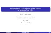 Reinforcement Learning and Optimal ControlA Selective Overview · Reinforcement Learning and Optimal Control A Selective Overview Dimitri P. Bertsekas Laboratory for Information and